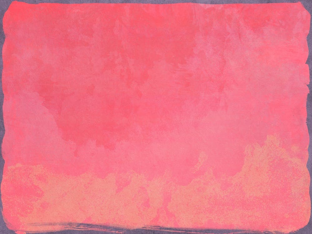 Minimal Abstract Fuschia Colorfield Painting 1