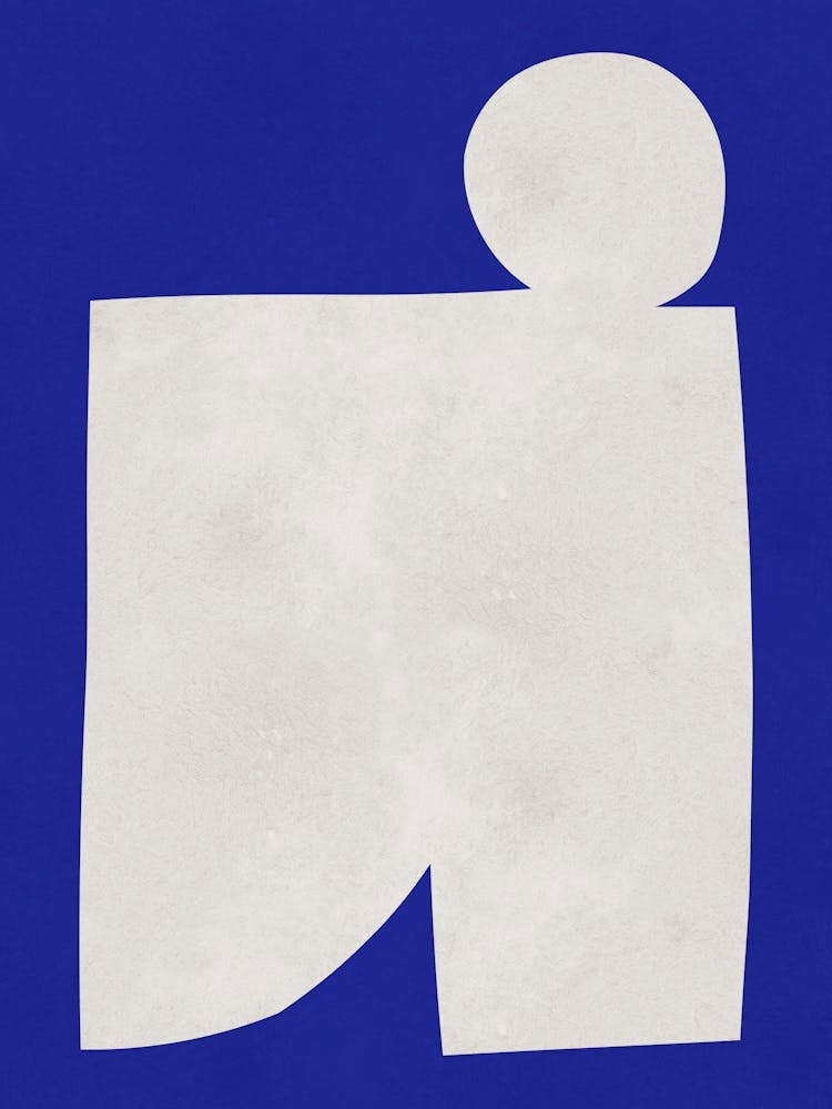 Abstract cobalt blue 6