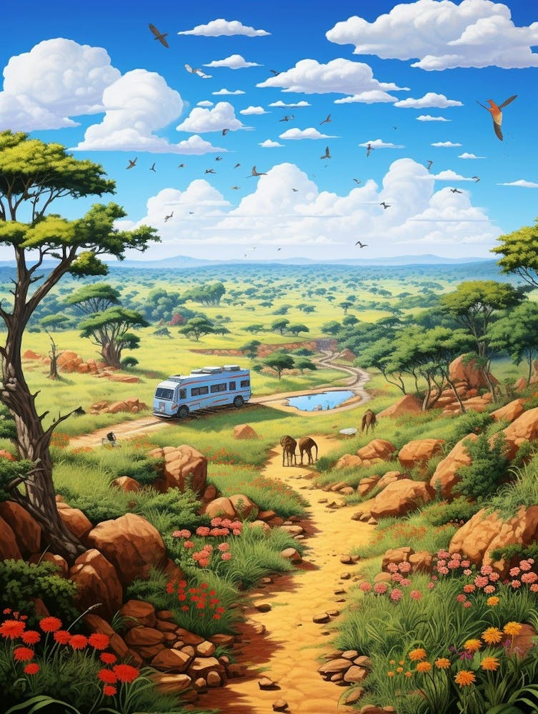 Kruger National Park Cartoon 2