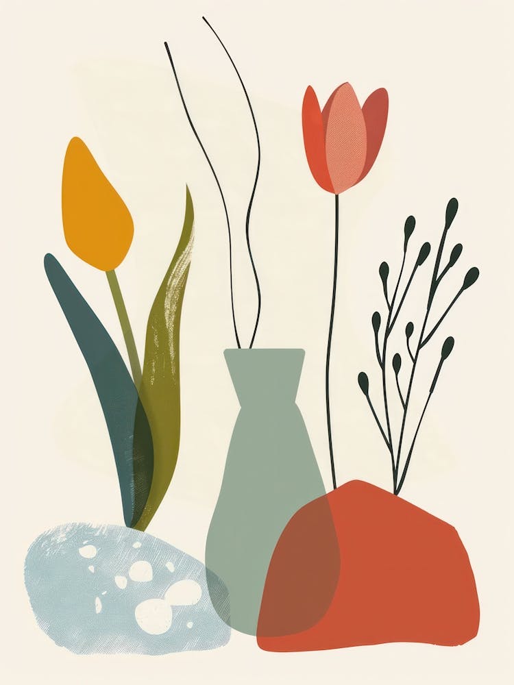 Abstract Objects Flat Illustration 15