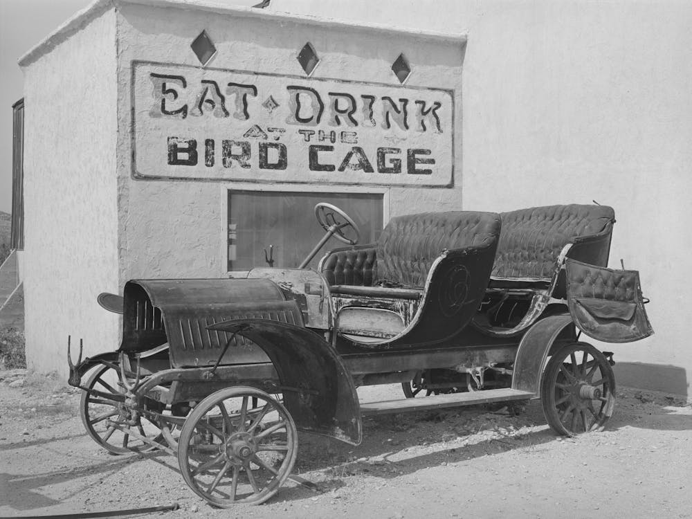 Display At The Bird Cage Theater Museum, Tombstone, Arizona By Russell Lee