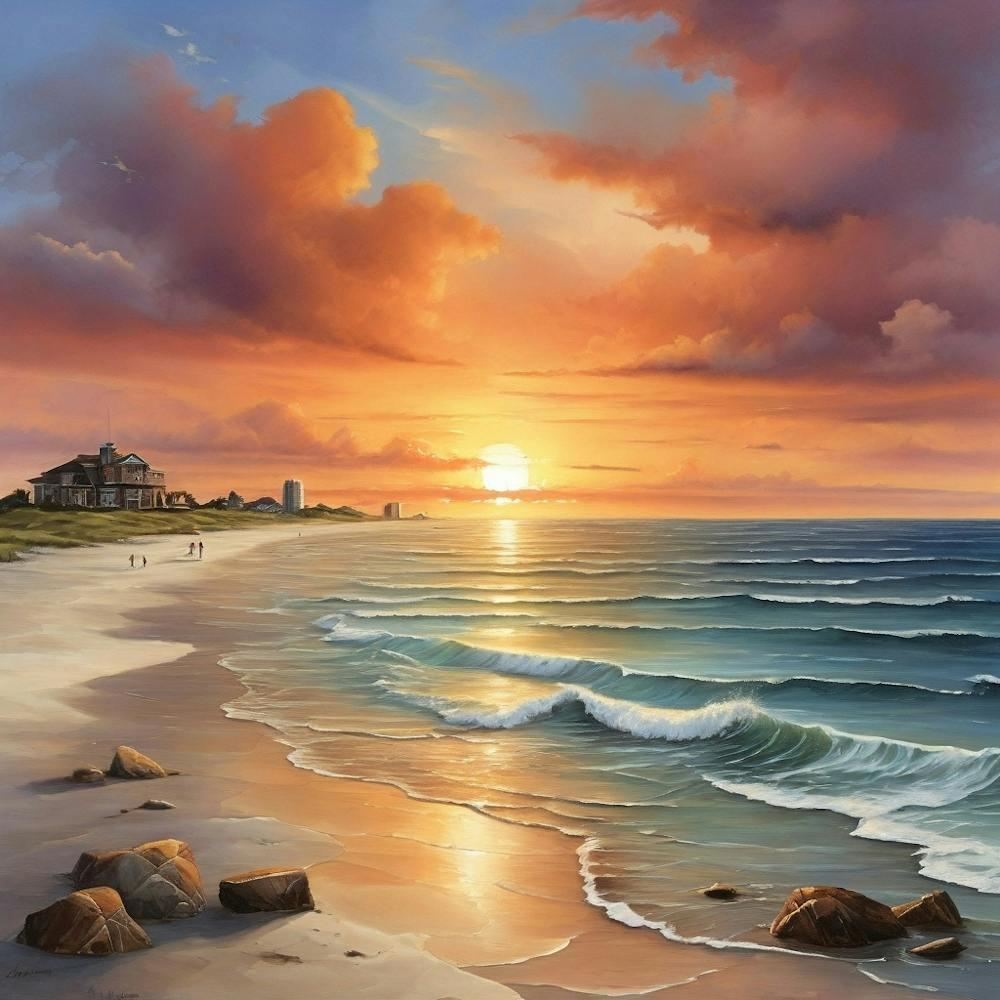Sunset On The Beach 7