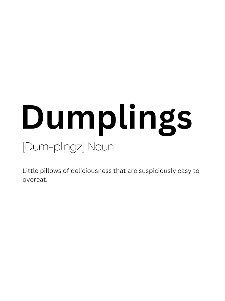 Dumplings Definition Meaning