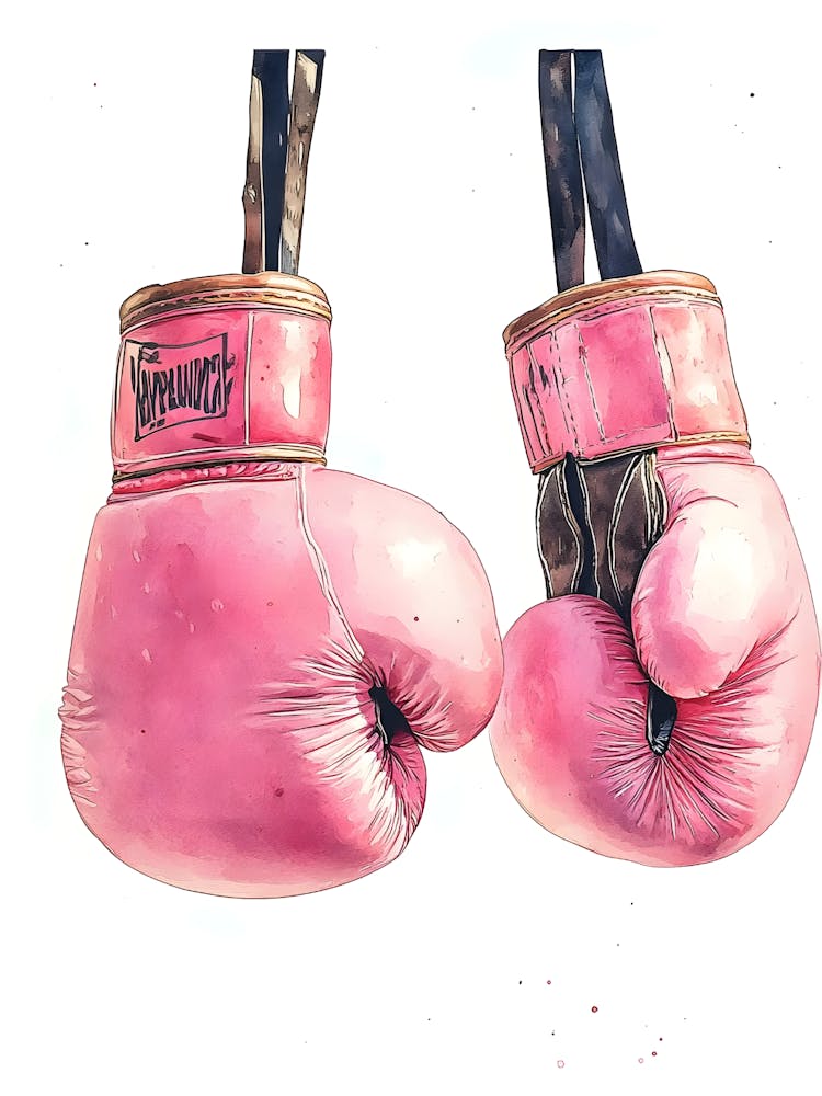 Pink Boxing Gloves