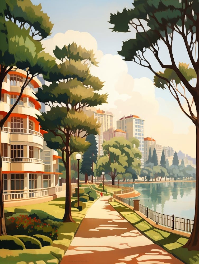 Emirgan Park Pixel Art 3