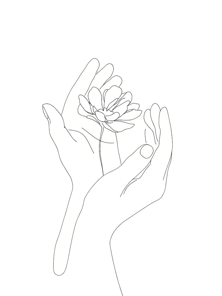 Flower In The Hands