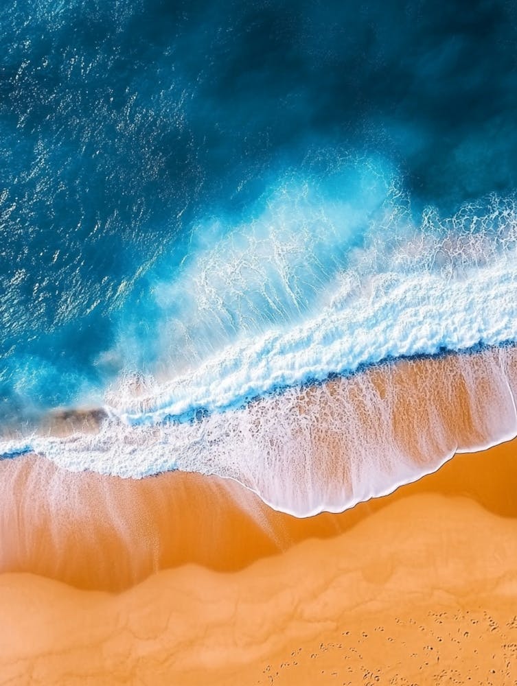 Aerial View Of A Beach 132