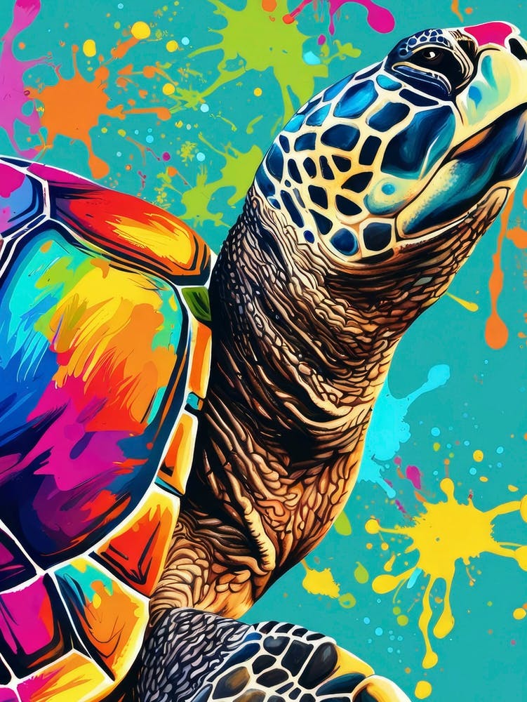 Colorful Turtle Pop