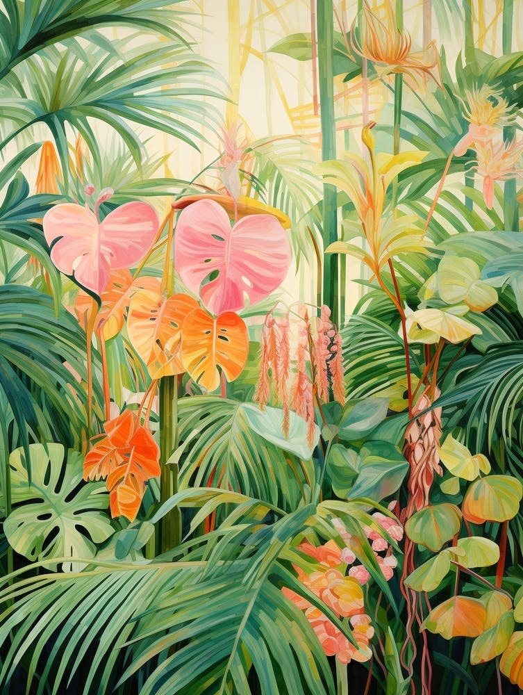 Tropical Plant Painting Areca Palm 2