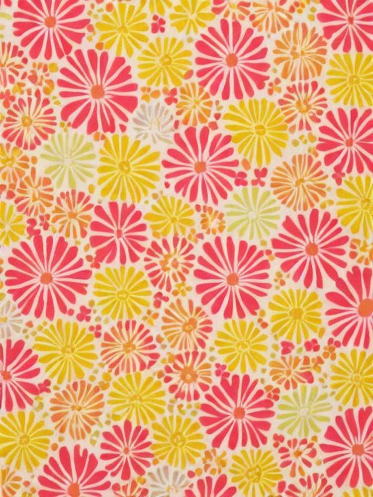 Yarrow Floral Print Warm Tones 2 Flower