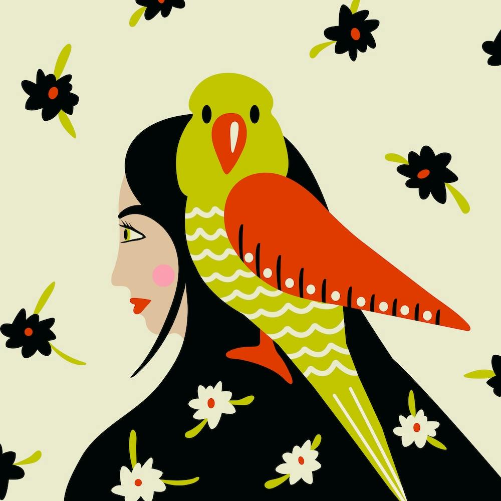 Bird Girl Square