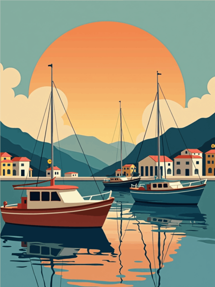 Boats In The Harbour