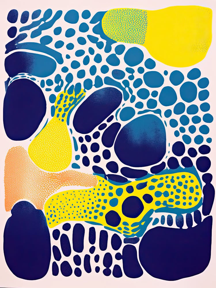 Glowing Circuits Of Reality Psychedelic Grid