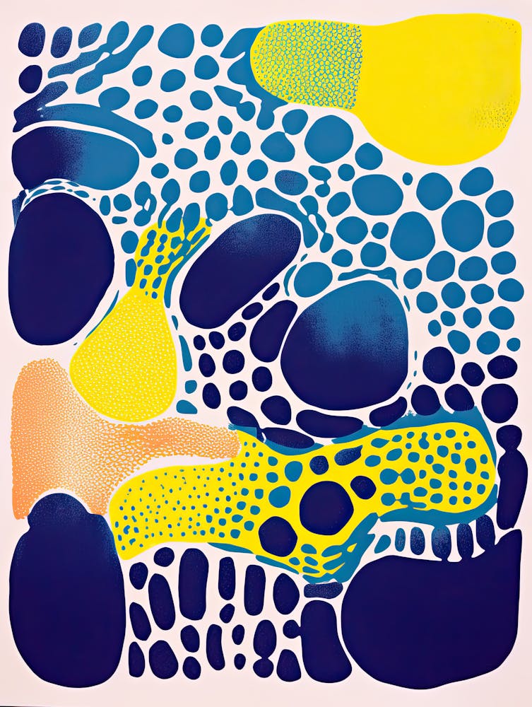 Glowing Circuits Of Reality Psychedelic Grid