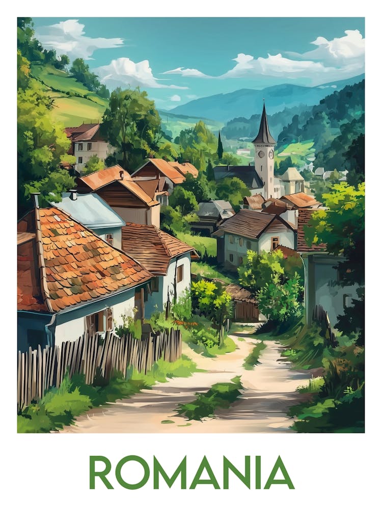 Affiche de voyage Romania 1