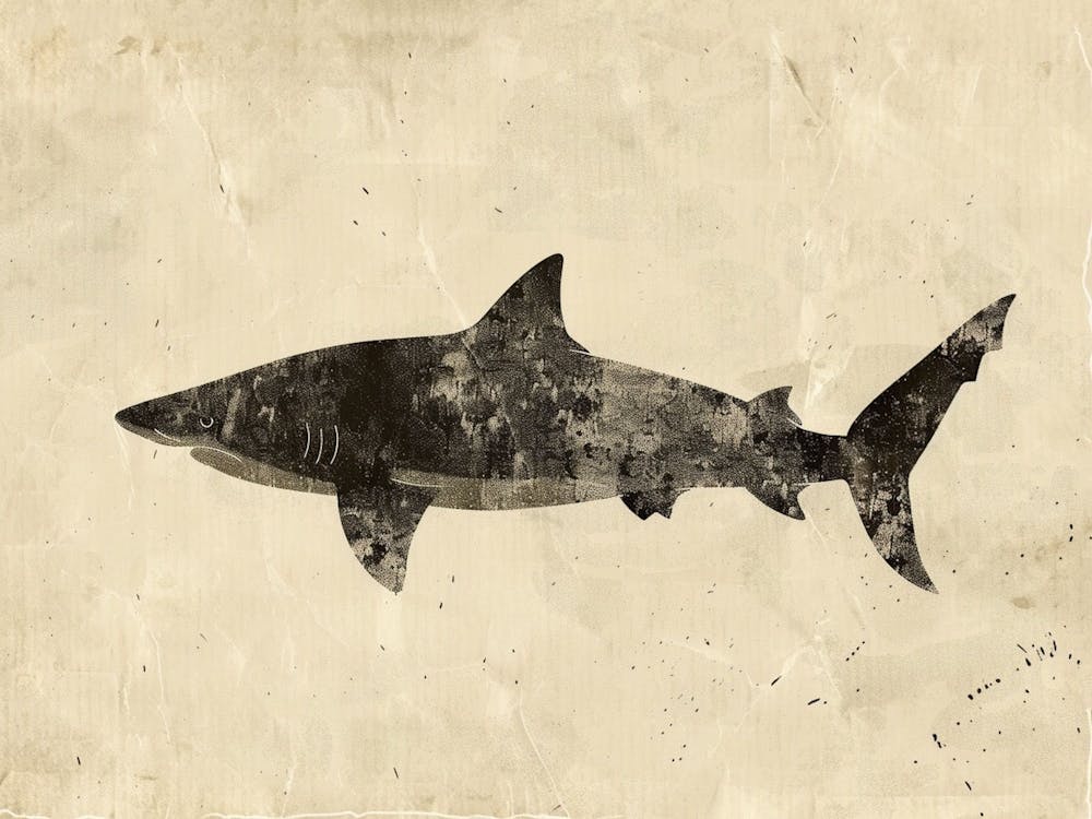 Greenland Shark Silhouette 2