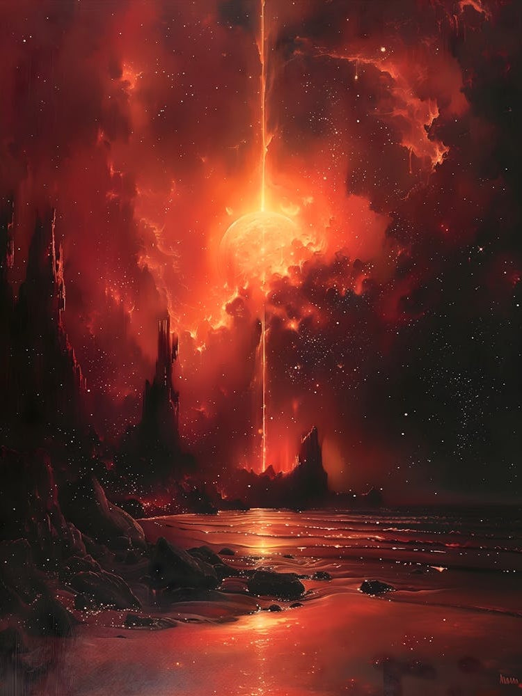 Apocalypse, Bichromatic, Surrealism, Impressionism 1