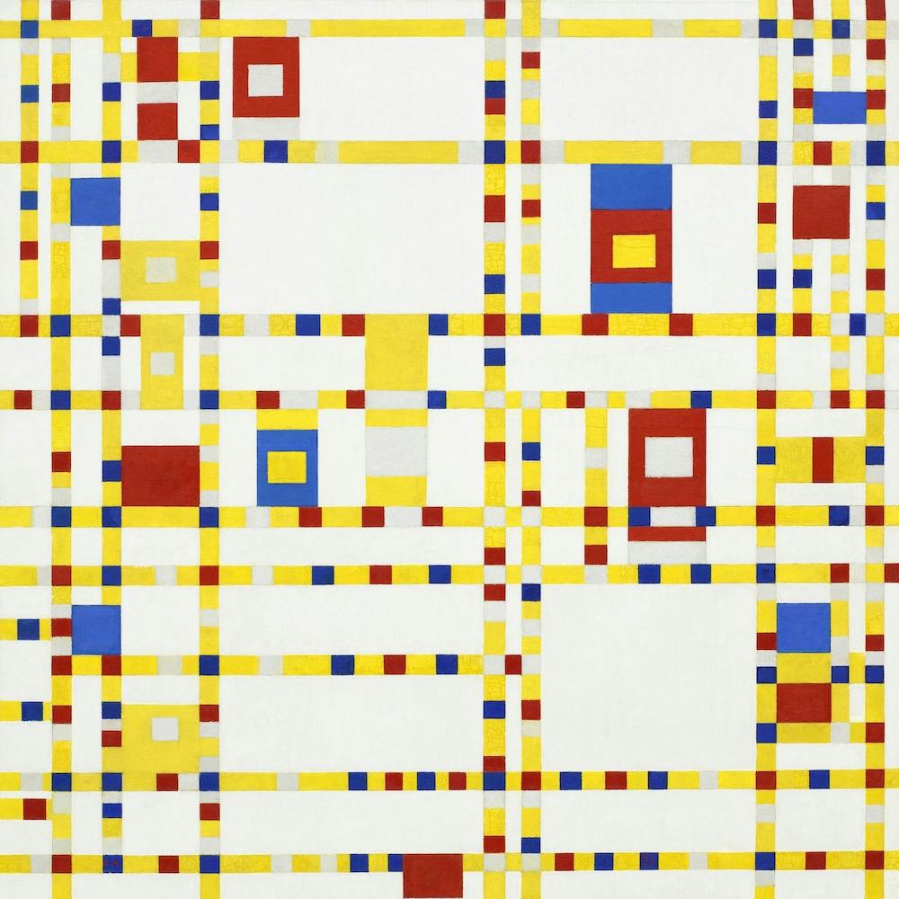 Broadway Boogie Woogie, Piet Mondrian