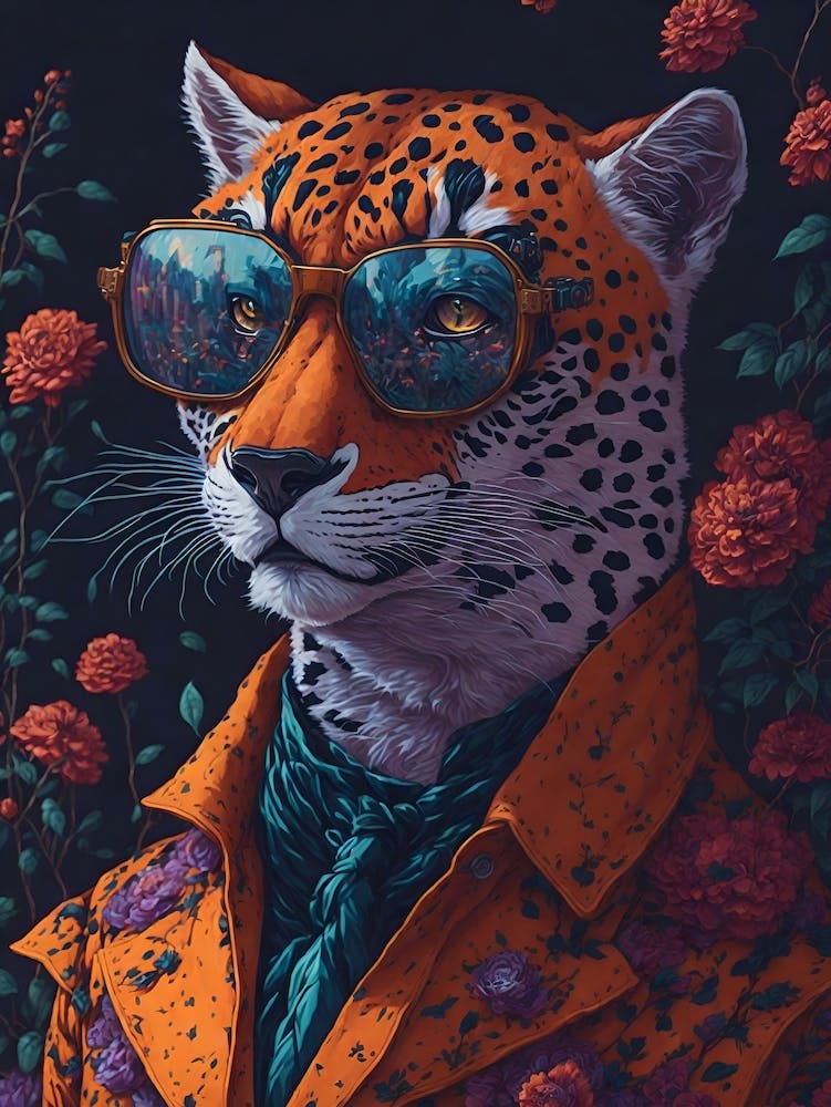 Cool Cheetah With Sunglasses Pop
