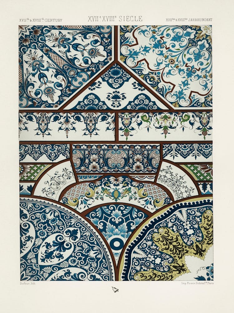 17th And 18th Century Pattern, Albert Racine (2) 1