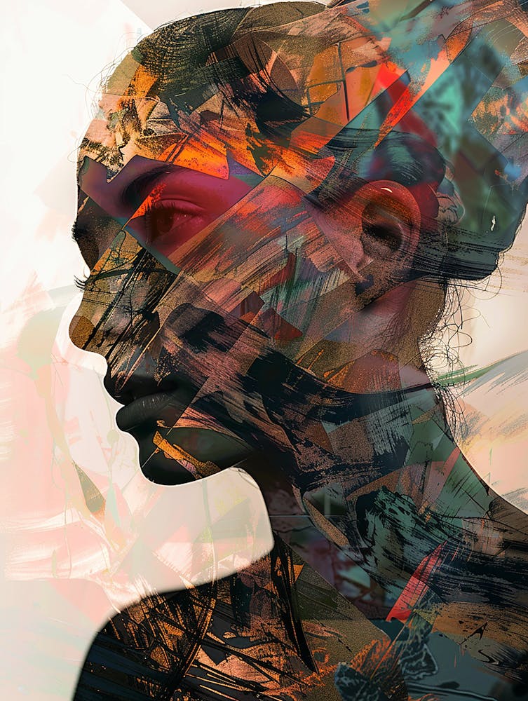 Abstract Portrait Of A Woman 3