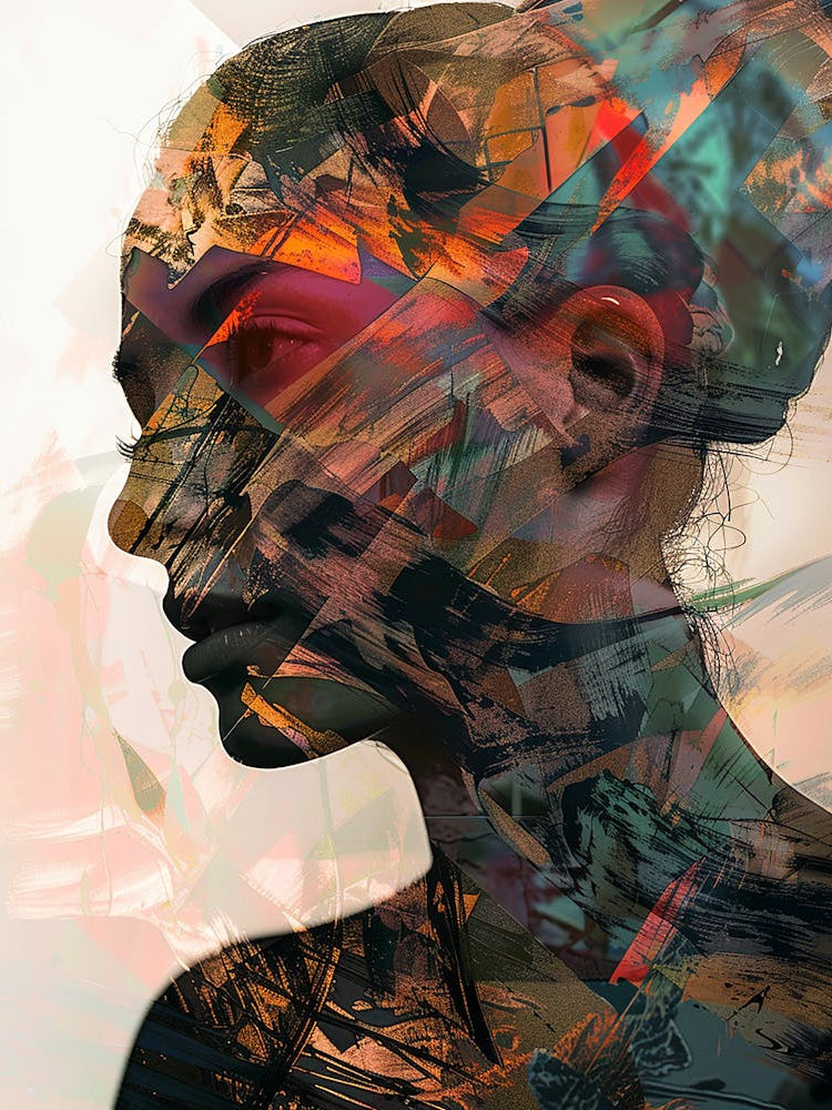 Abstract Portrait Of A Woman 3