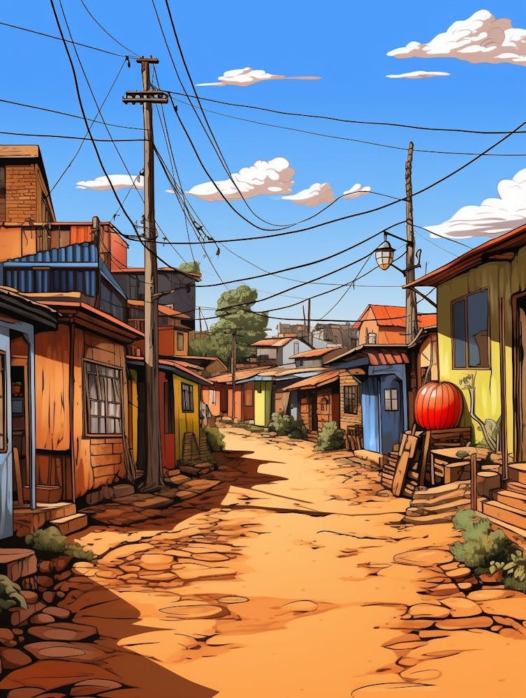 Soweto Johannesburg Cartoon 4