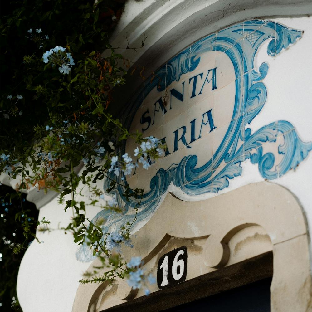 The Blue Tiles Doorframe Cascais Portgual Square