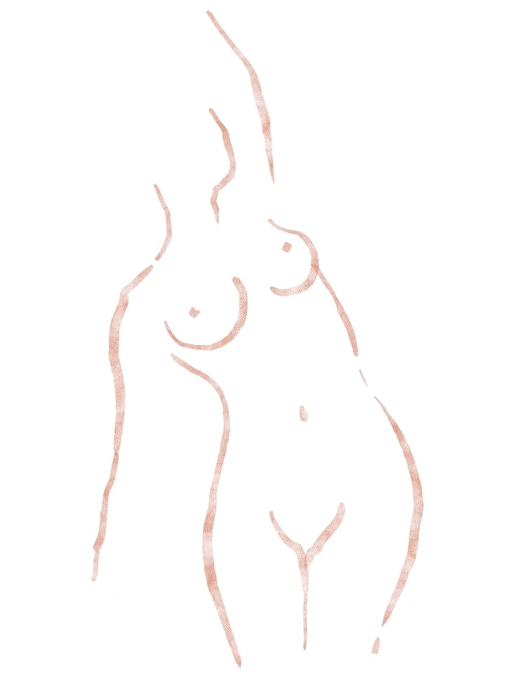 Pink Nude Female Line B