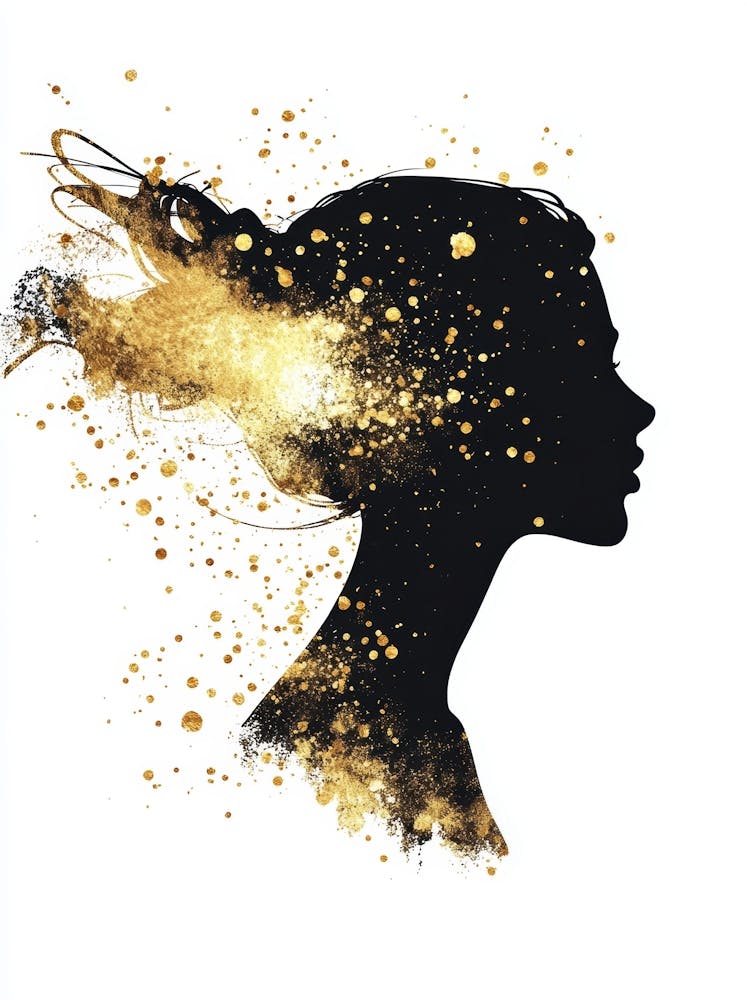 Silhouette einer Frau 114