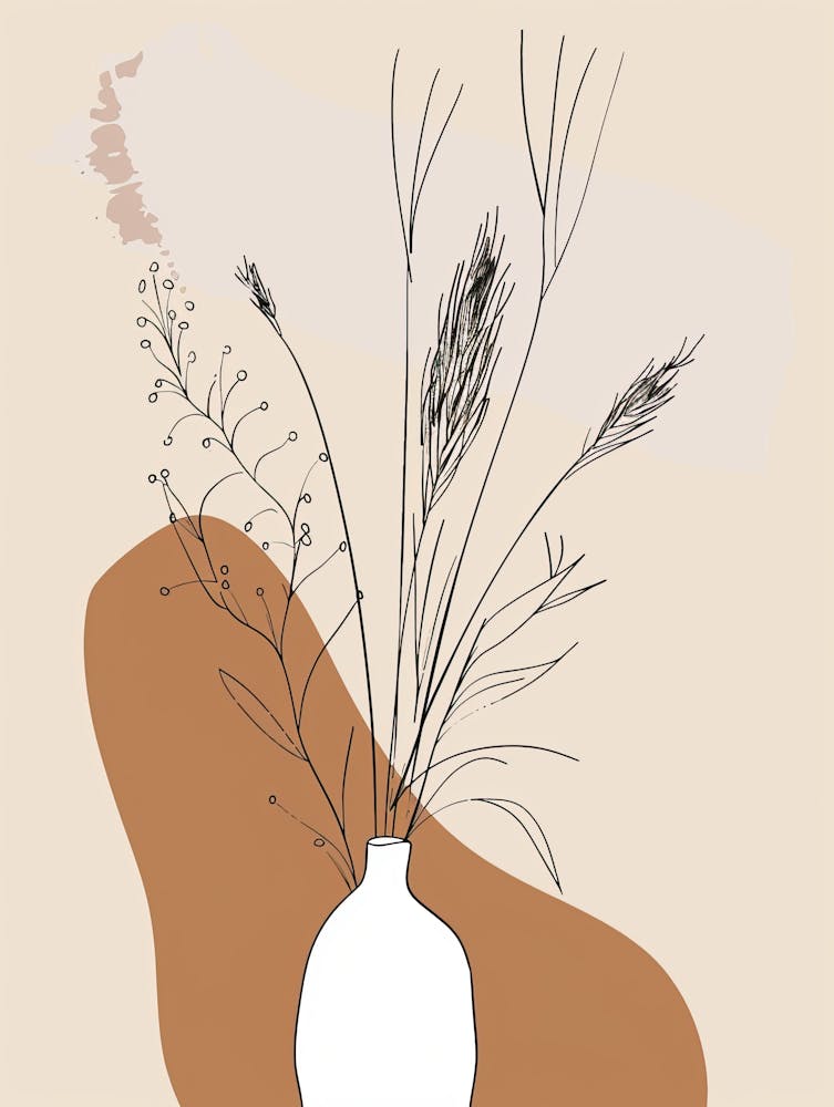 Naples Botanical Garden Boho Line Art
