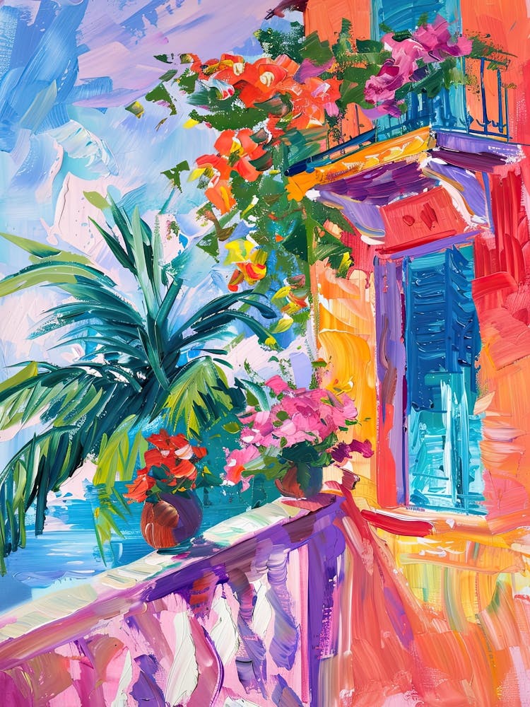 Balcony Painting In Nice 2