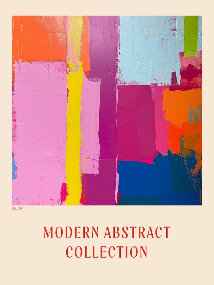 Modern Abstract Collection Poster 97
