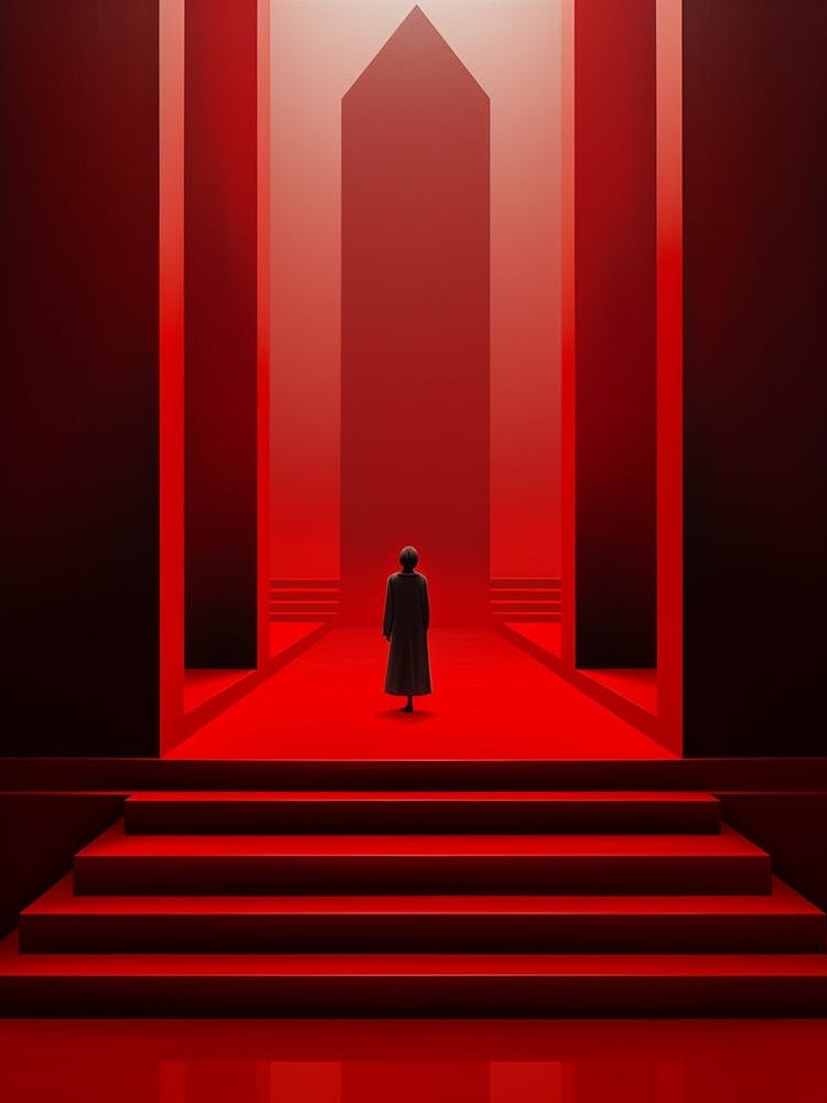 Minimalist Geometry Abstract Illustration 2