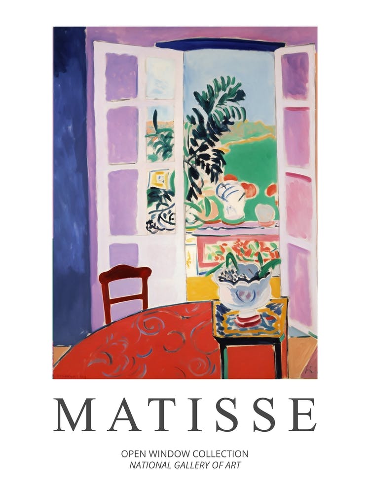 Henri Matisse  Style Open Window Collection