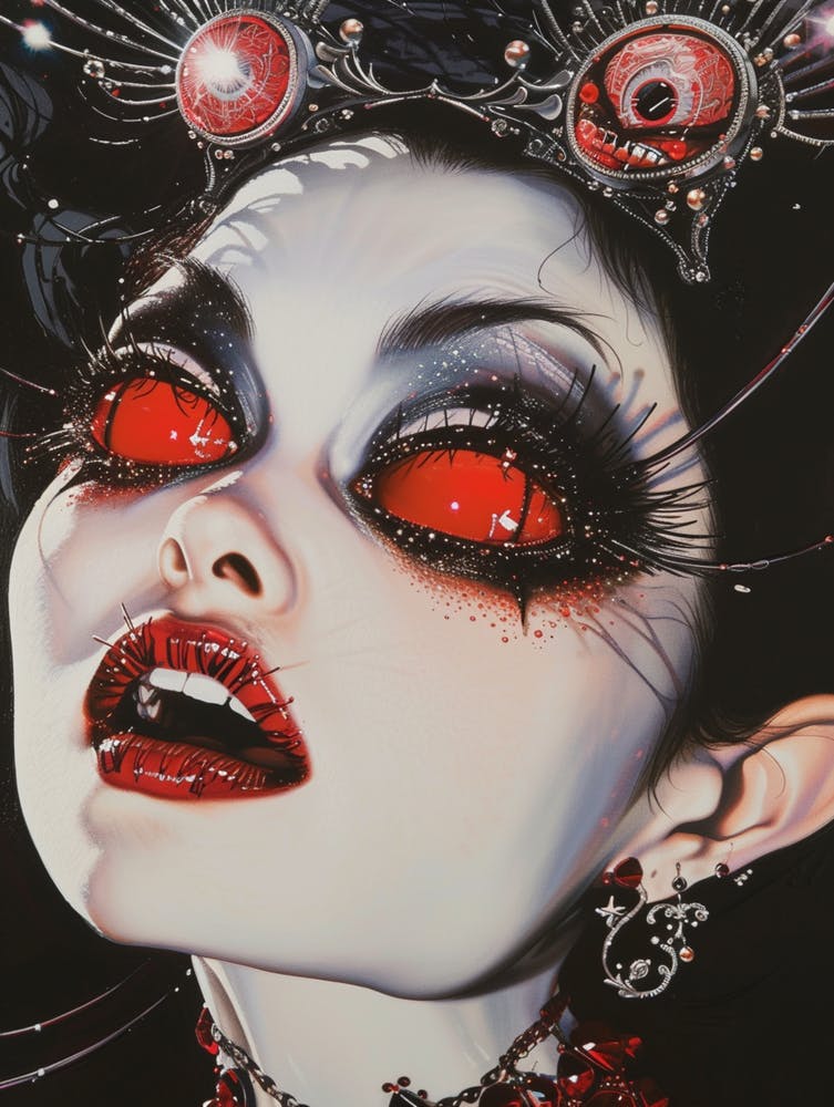 Blood Eyes Vampire