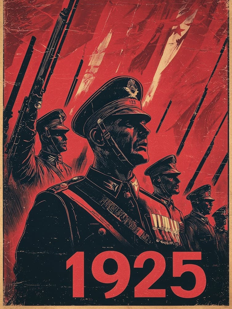 Aihrgdesign A Vintage Political Propaganda Style Poster From 12