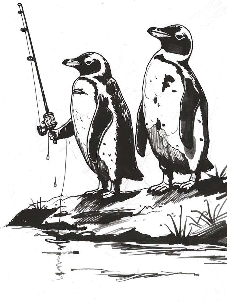 King Penguin Fishing 3