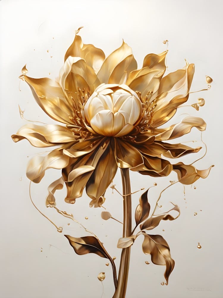 Goldene Blume