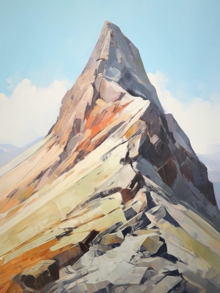 Glyder Fawr Wales 1 Mountain Painting