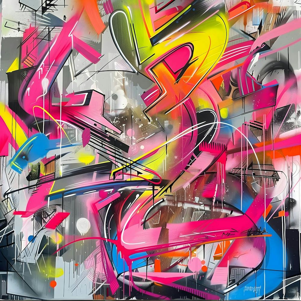 Mural 3, Graffiti, Street Art, Urban Hues