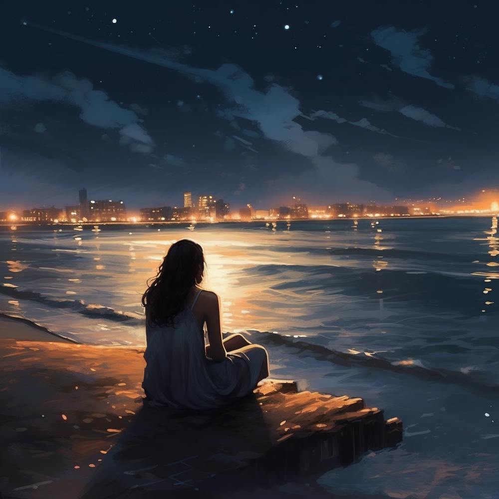 Night At The Beach
