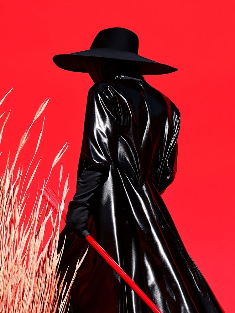 Woman In A Black Coat