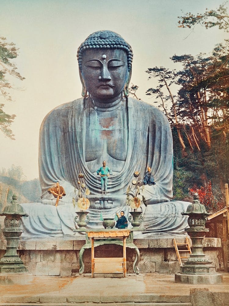 The Bronze Buddha At Kamakura, Ogawa Kazumasa