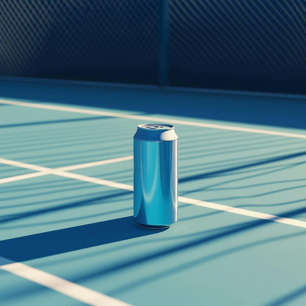 Can On A Tennis Court