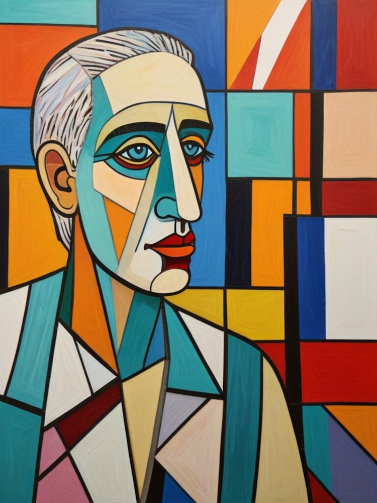 Abstract Portrait Of A Man