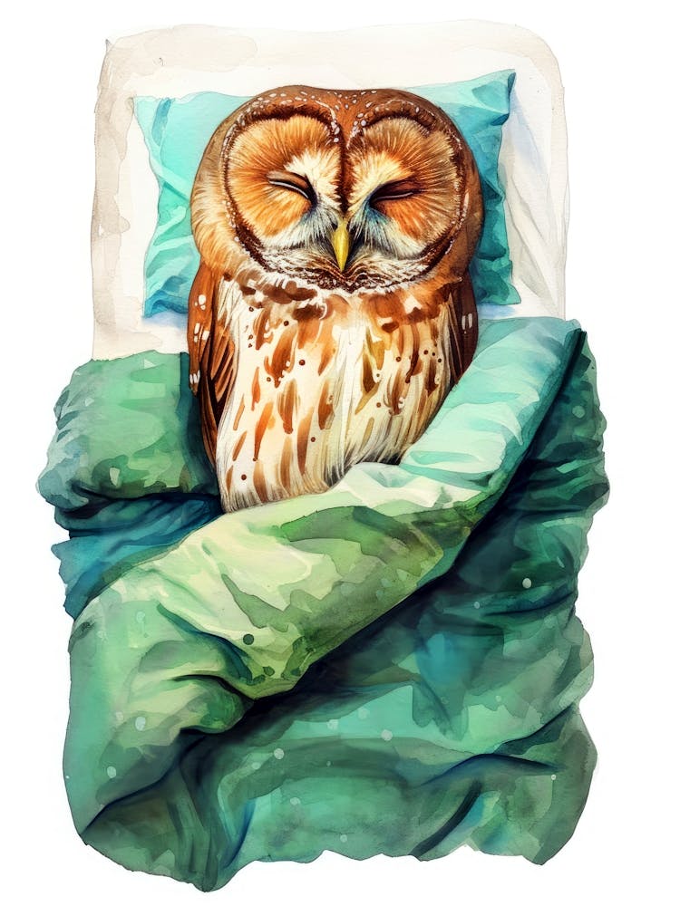 Owl bird animal illustration art