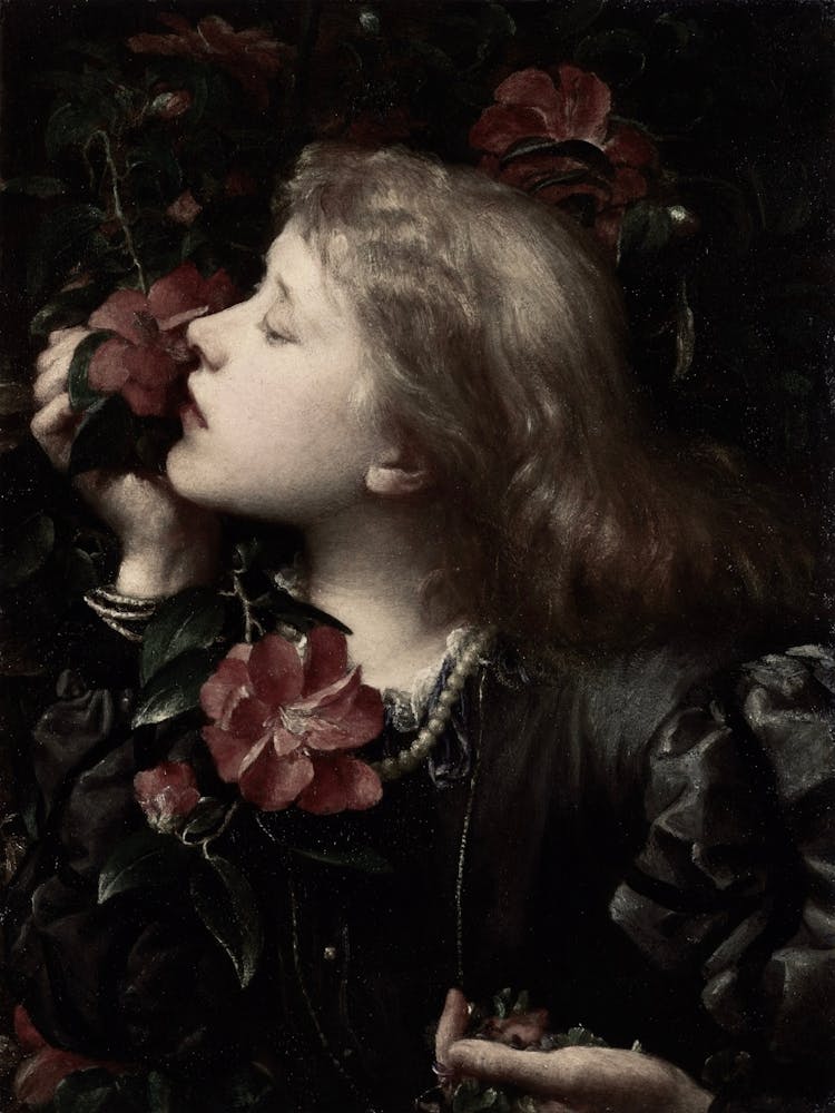 Girl With Roses