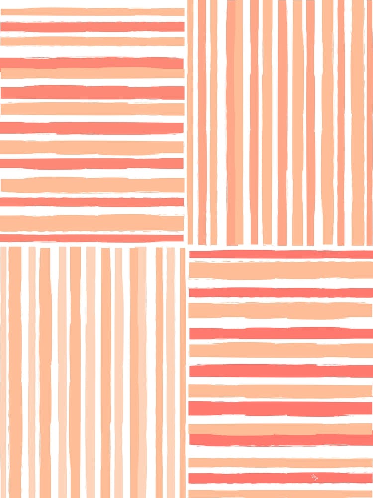 Peach Stripes