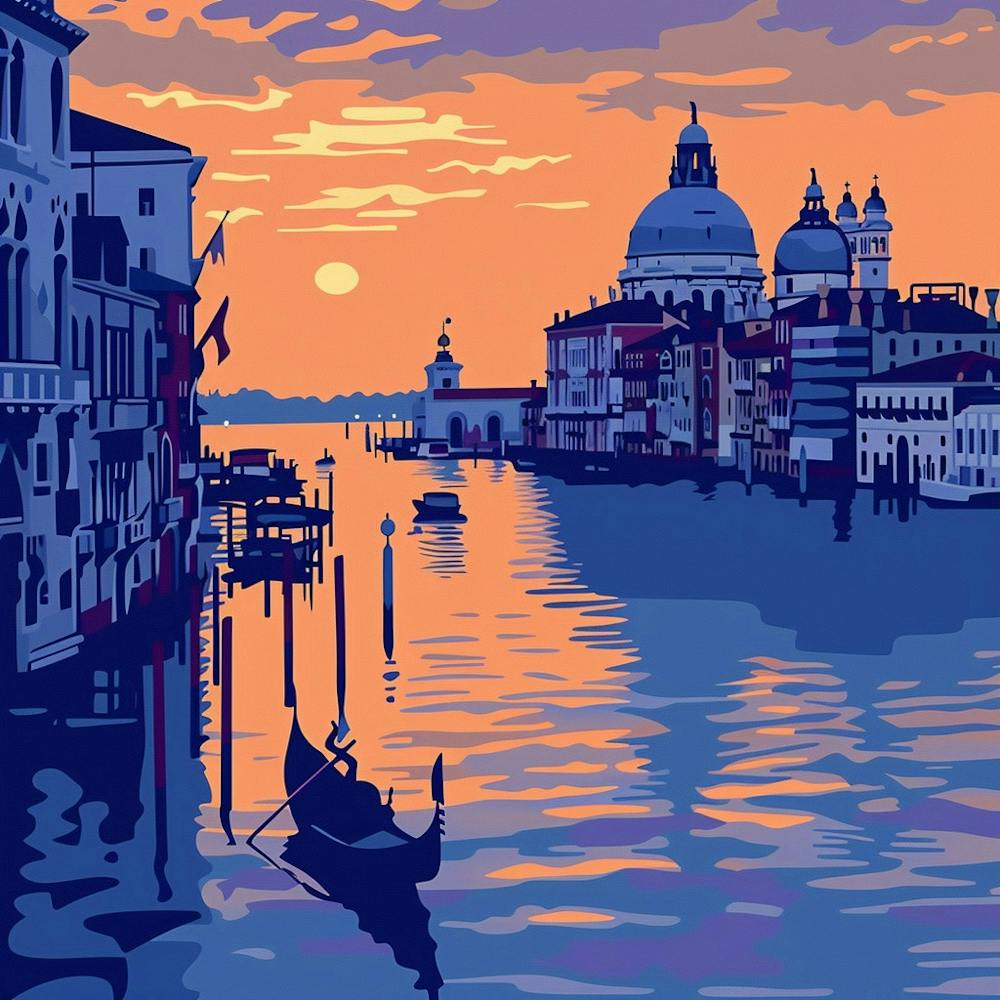 A Venice With Grand Canal Vector Design Illustra 1720474889 4